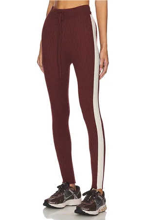 Varley Aiden knit legging en color burgundy talla M en - Burgundy. Talla M (también en S, XS).