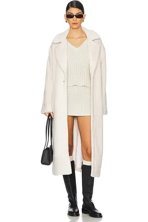 Sanctuary Abrigo live en faux fur en color blanco talla L en - White. Talla L (también en M, S, XS, XXL).