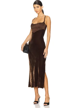 Anna October Vestido carla en color talla L en - Brown. Talla L (también en M).