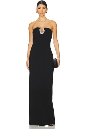 RACHEL GILBERT Vestido largo atticus en color talla 2 en - Black. Talla 2 (también en 3).