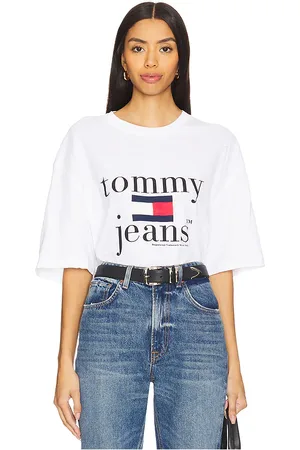 Tommy Hilfiger Camiseta twist en color talla L en - White. Talla L (también en M).