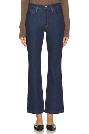 Favorite Daughter Jeans de pierna bootcut para mujeres petite morgan en color denim-dark talla 25 en - Denim-Dark. Talla 25 (