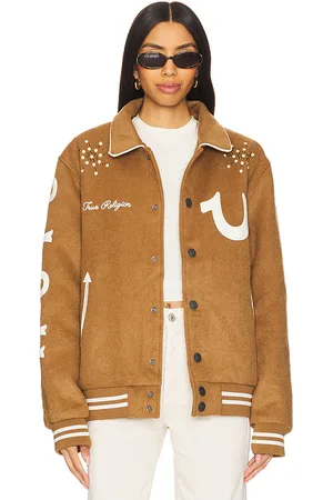 True Religion Chaqueta en color marrón talla M en - Brown. Talla M (también en XL/1X).