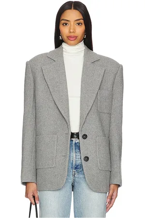 EAVES Shai manteco wool blazer en color talla L en - Light Grey. Talla L (también en M, XL).