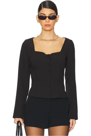 Paige Top rea en color talla 00 en - Black. Talla 00 (también en 10, 14, 2, 4, 6, 8).
