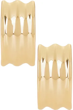 Self-Portrait Pendientes en color oro metálico talla all en - Metallic Gold. Talla all.