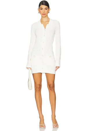 DEVON WINDSOR Minivestido manga larga leona en color talla L en - . Talla L (también en M, S, XS).
