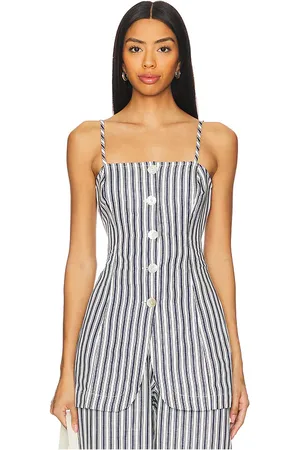 ALOHAS Nadine top en color azul marino talla M en - Navy. Talla M (también en S, XS).