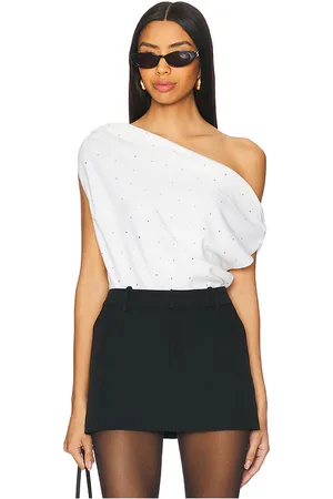 ASTR Devin sweater top en color talla L en - White. Talla L (también en XL, XS).