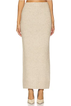 EAVES Falda amaya en color ivory talla L en - Ivory. Talla L (también en M, S).