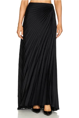 A.L.C. Falda maxi plisada bianca en color talla 0 en - Black. Talla 0 (también en 2, 4).