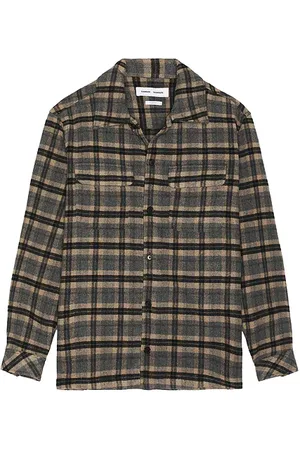 Samsøe Samsøe Sobrecamisa en color azul talla L en - Blue. Talla L (también en M, S, XL/1X).