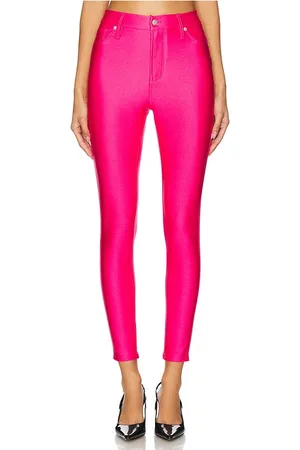 GOOD AMERICAN Pantalón compression shine good waist en color fucsia talla 0 en - Fuchsia. Talla 0 (también en 18, 20