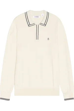Original Penguin Cuarto de cremallera en color crema talla L en - Cream. Talla L (también en XL/1X).