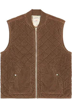 Faherty Chaleco en color marrón talla L en - Brown. Talla L (también en S, XL/1X).