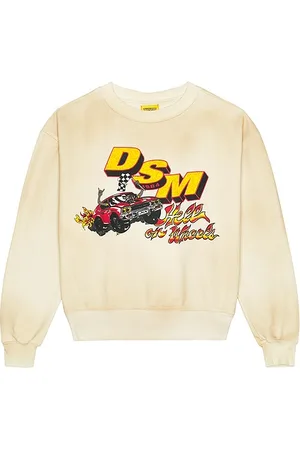 Diet Starts Monday Sudadera hell on wheels en color beige talla L en - Beige. Talla L (también en M, XL/1X).