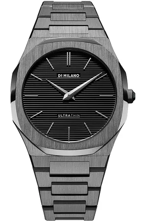 D1 MILANO Reloj ultra thin en color charcoal talla all en - Charcoal. Talla all.