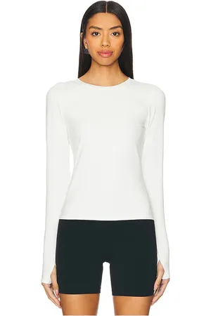 Splits59 Top manga larga airweight lite en color talla L en - White. Talla L (también en M, S, XS).