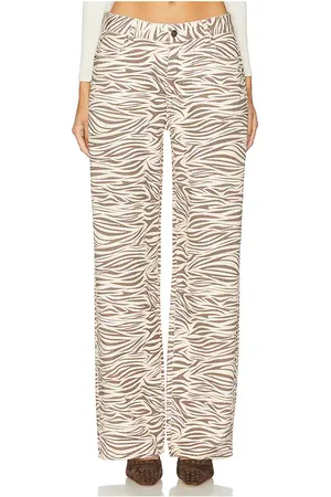 Lioness Top model jean en color marrón talla L en - Brown. Talla L (también en M, S, XS).