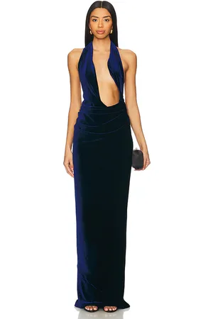 Retrofete Vestido sibella en color talla L en - Navy. Talla L (también en M, XL).