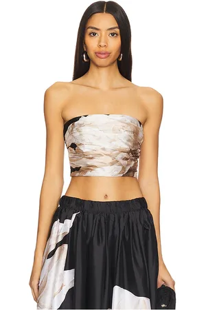 HEMANT AND NANDITA Corsé ruched en color negro talla L en - Black. Talla L (también en M, S, XS).