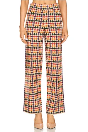 Show Me Your Mumu Pantalones de tela de suéter zermatt en color orange,tan talla L en - Orange,Tan. Talla L