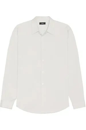 THEORY Camisa en color blanco talla L en - White. Talla L (también en M, S, XL/1X).