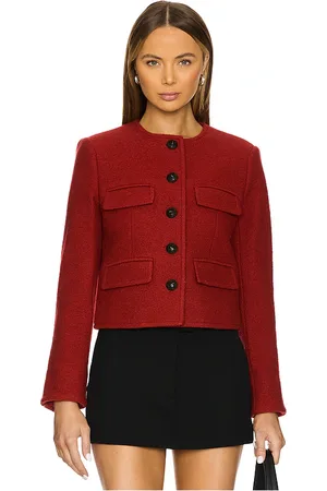 VERONICA BEARD Chaqueta leslie en color rojo talla 12 en - Red. Talla 12 (también en 14, 16).