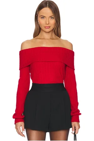 Bobi Top descubierto en color talla L en - Red. Talla L (también en M, S, XL, XS).
