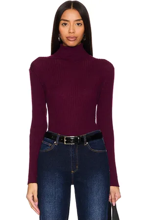 ANINE BING Jersey kyle en color burgundy talla L en - Burgundy. Talla L (también en M).