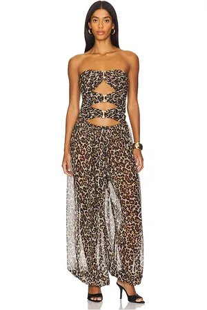 RONNY KOBO Mora jumpsuit en color marrón talla S en - Brown. Talla S (también en XS).