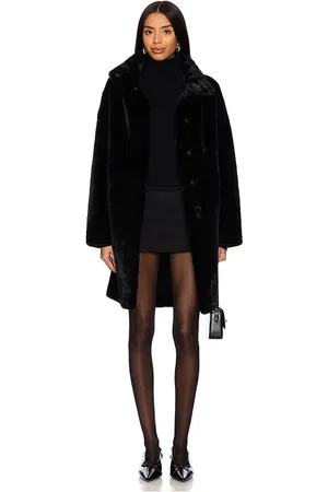 Apparis Abrigo blair mid length en color negro talla L en - Black. Talla L (también en M, S).