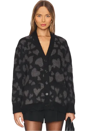 ANINE BING Cárdigan banks en color negro talla L en - Black. Talla L (también en M, S).