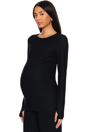 Beyond Yoga Jersey de maternidad featherweight count on me en color negro talla L en - Black. Talla L (también en XL, XS).