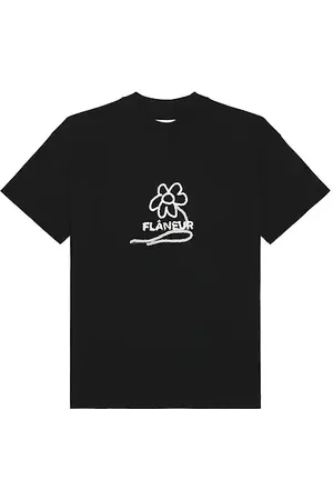 FLÂNEUR Camiseta en color talla L en - Black. Talla L (también en M, S, XL/1X).