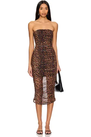 Bella Venice Vestido sin tirantes emerson en color marrón talla M en - Brown. Talla M (también en S).
