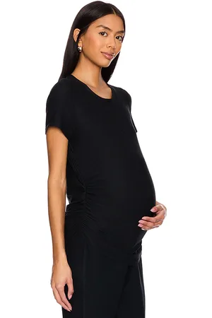 Beyond Yoga Camiseta de maternidad featherweight one & only en color negro talla L en - Black. Talla L (también en S, XL, XS