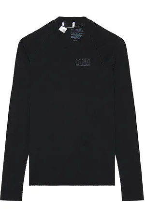 Maison Margiela X salomon long-sleeved top en color negro talla L en - Black. Talla L (también en M, S).