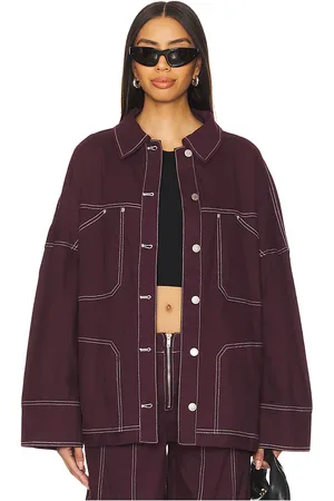 BY.DYLN Chaqueta kourt en color burgundy talla L en - Burgundy. Talla L (también en S).