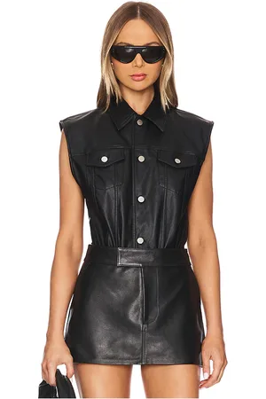 RONNY KOBO Carlyle bodysuit en color negro talla L en - Black. Talla L (también en M, S, XL, XS).