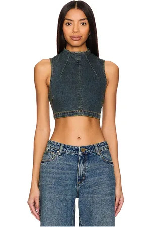 ABrand Cuello cerrado nightlife en color denim-dark talla XS en - Denim-Dark. Talla XS (también en XXS).