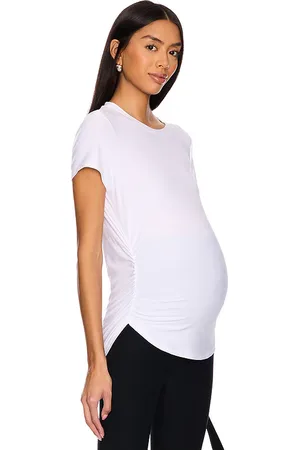 Beyond Yoga Camiseta de maternidad featherweight one & only en color blanco talla L en - White. Talla L (también en S, XL, XS)