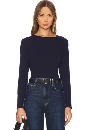 Bobi Longsleeve top en color azul marino talla M en - Navy. Talla M (también en XS).