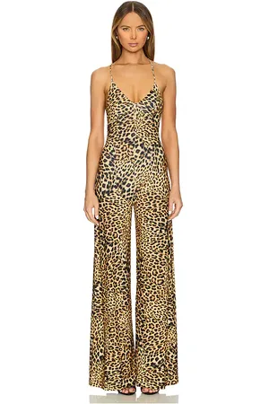 Norma Kamali Jumpsuit abierto de la espalda en color marrón talla M en - Brown. Talla M (también en XS).