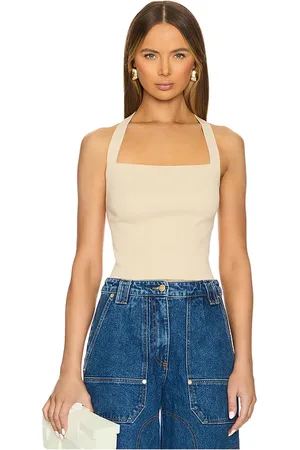 Cult Gaia Crawford knit top en color beige talla L en - Beige. Talla L (también en M, S, XL, XS).