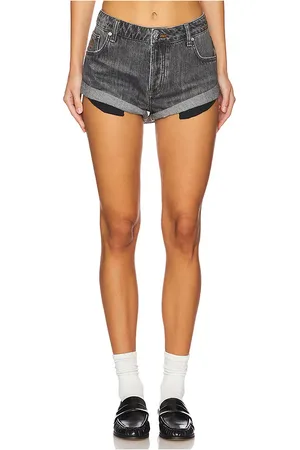 ONE TEASPOON Shorts de mezclilla de cintura baja bandits en color talla 27 en - . Talla 27 (también en 29, 31