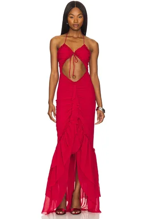 h:ours Vestido haven en color rojo talla L en - Red. Talla L (también en M, S, XL, XS, XXS).
