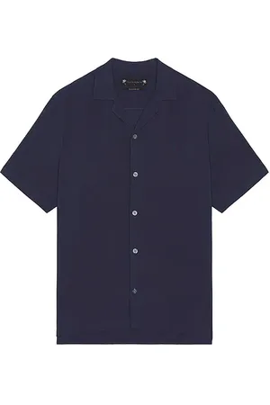 AllSaints Camisa venice en color azul marino talla L en - Navy. Talla L (también en M, S).