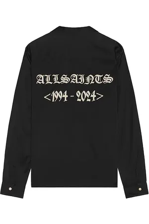 AllSaints Camisa troya en color negro talla L en - Black. Talla L (también en M, S, XL/1X).