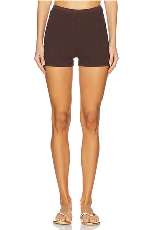 DEVON WINDSOR Short sexy lennon en color marrón talla M en - Brown. Talla M (también en S).